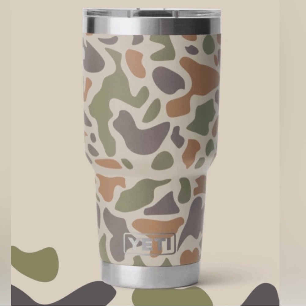 Yeti 30 Oz. Rambler Tumbler Magslider Lid Camo SOLD OUT